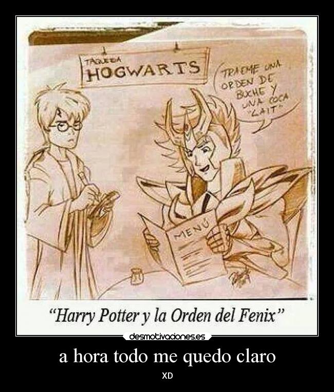 a hora todo me quedo claro -