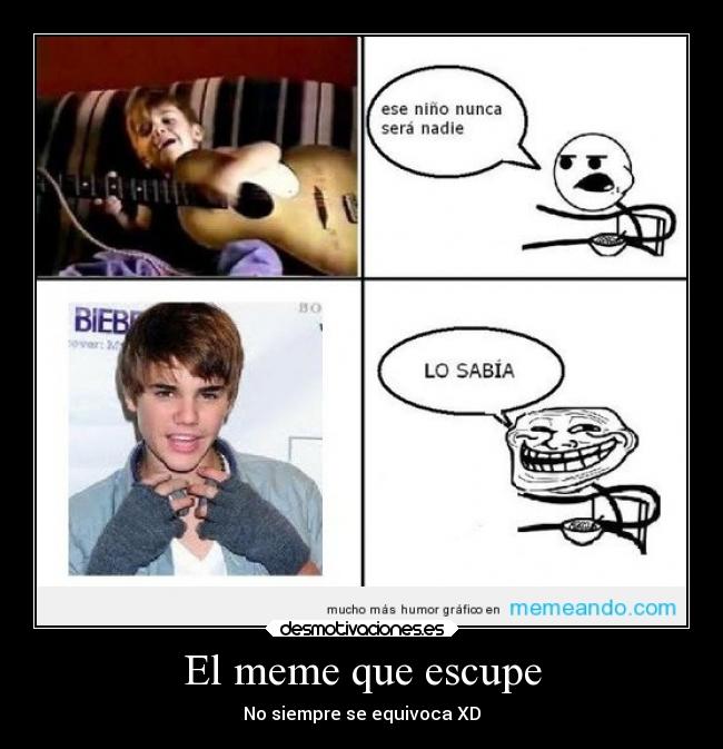 El meme que escupe - No siempre se equivoca XD