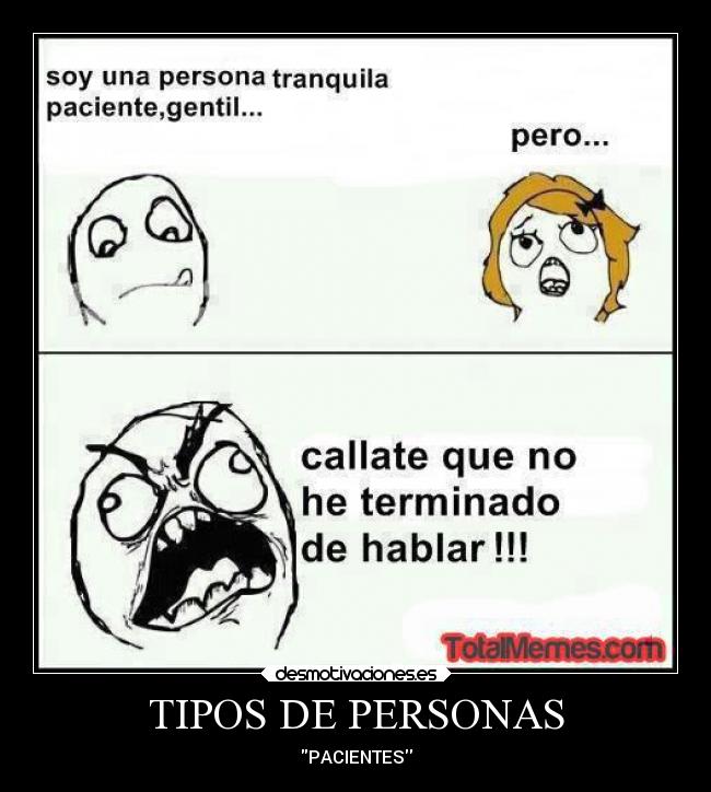TIPOS DE PERSONAS -