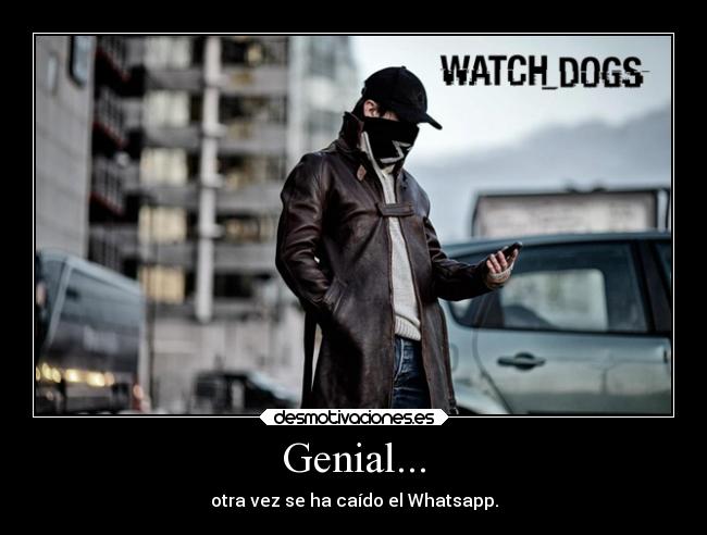 carteles risa humor watchdogs aiden pierce whatsapp hackear desmotivaciones