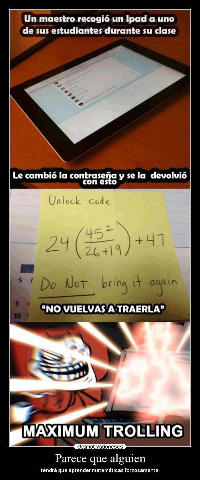 carteles risa problemas humor desgraciado catedra matematicas desmotivaciones