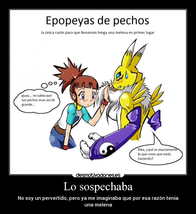 Lo sospechaba -
