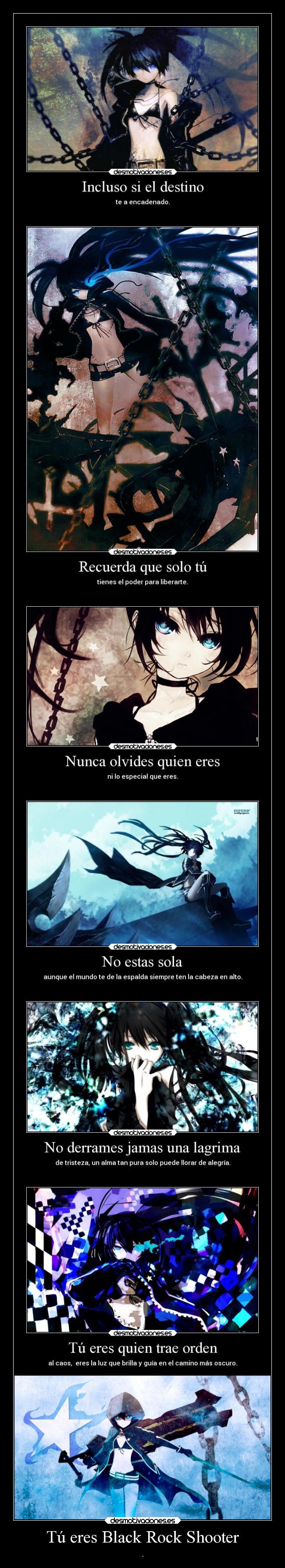 Tú eres Black Rock Shooter - .