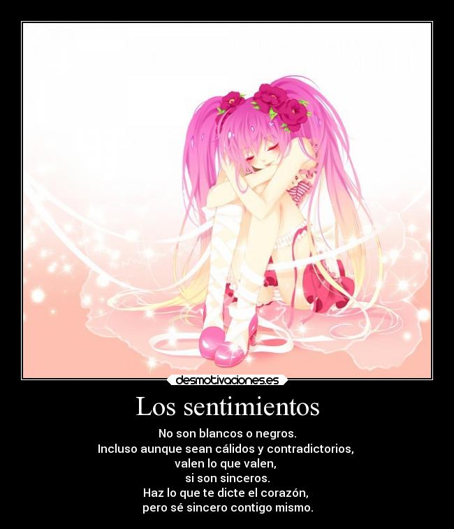 Los sentimientos -