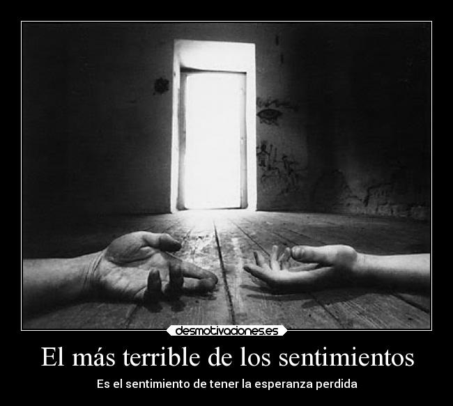 El más terrible de los sentimientos -