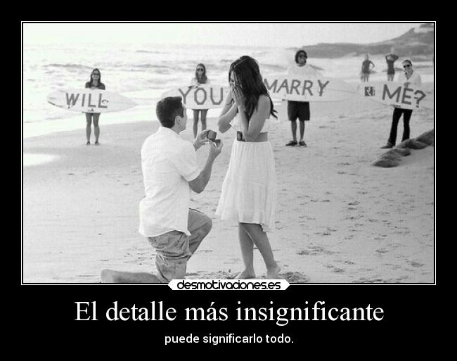 El detalle más insignificante - 