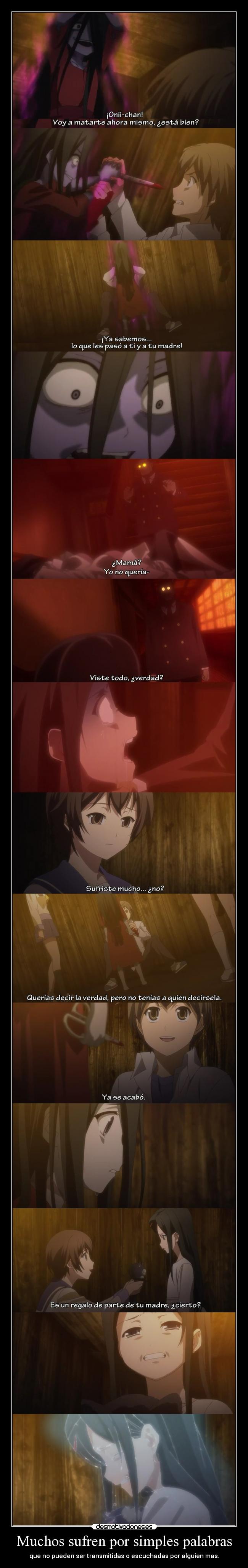 Muchos sufren por simples palabras -