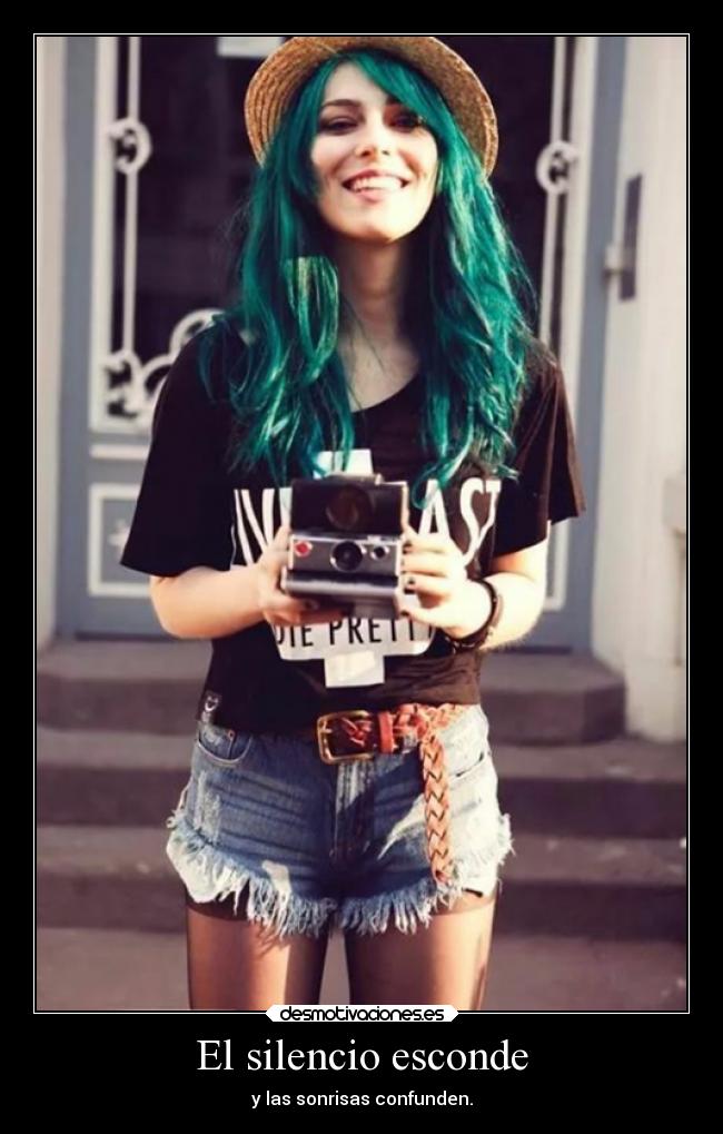El silencio esconde - y las sonrisas confunden.