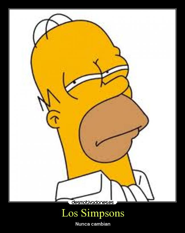 Los Simpsons - Nunca cambian