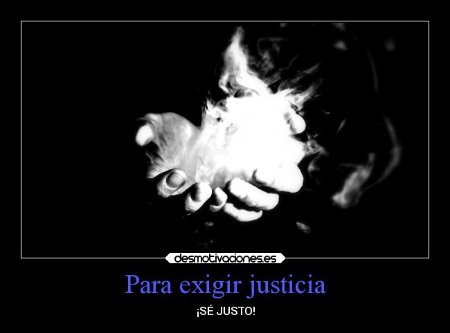 Para exigir justicia - 