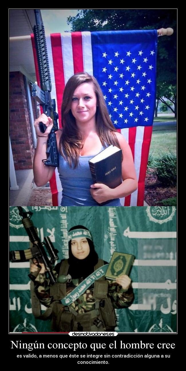 Ningún concepto que el hombre cree - 