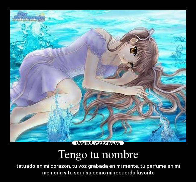Tengo tu nombre -