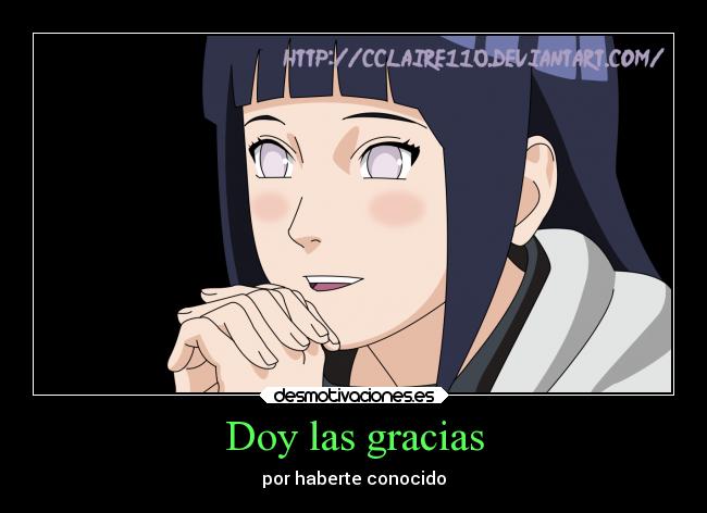 Doy las gracias - por haberte conocido