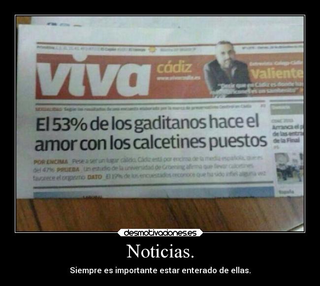 Noticias. - 