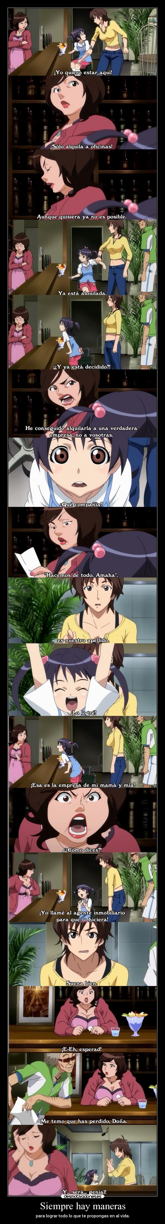 Siempre hay maneras -