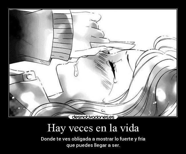 carteles vida anime desmotivaciones