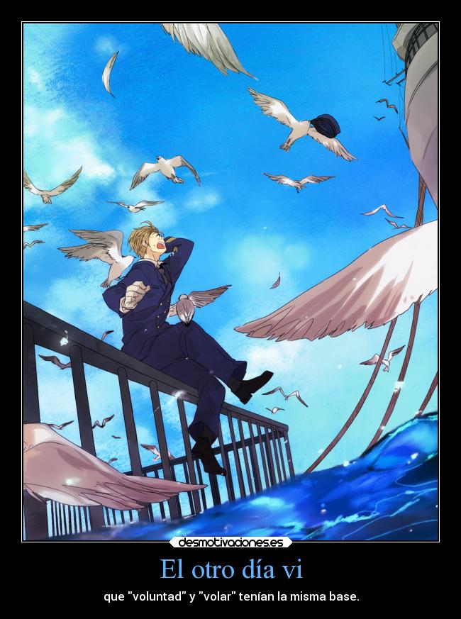 El otro día vi - que voluntad y volar tenían la misma base.