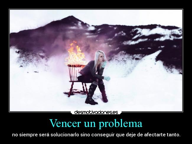 Vencer un problema -