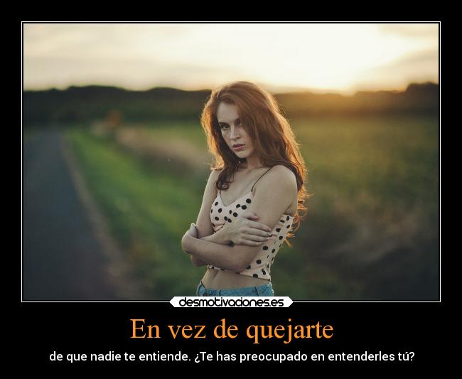 En vez de quejarte - 