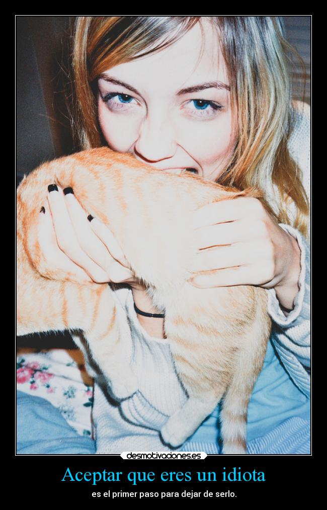 Aceptar que eres un idiota - 