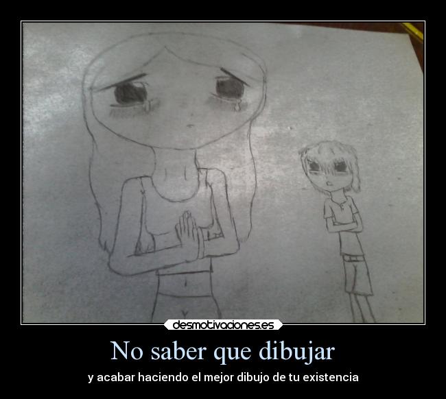 No saber que dibujar - 