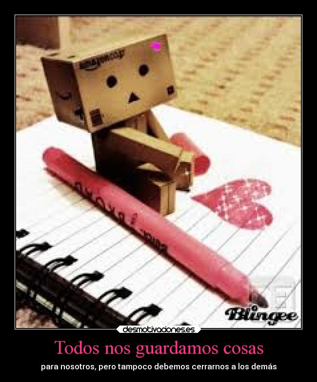 carteles vida guardar guardarse cosas diario cerrarse cabeza caja carton santalucia desmotivaciones