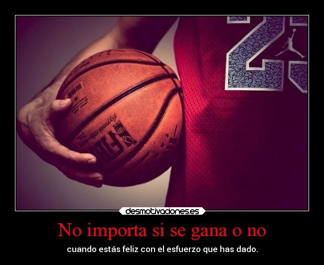No importa si se gana o no - 