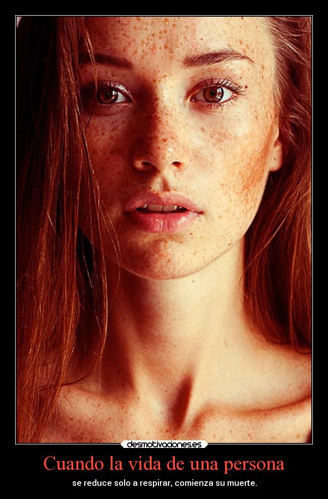 Cuando la vida de una persona - 