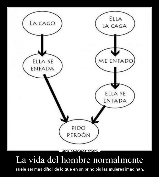 La vida del hombre normalmente - 