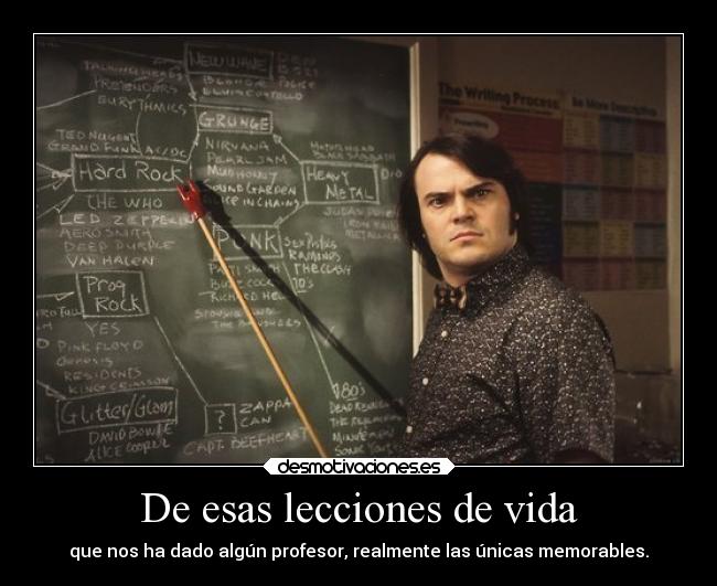 De esas lecciones de vida - 