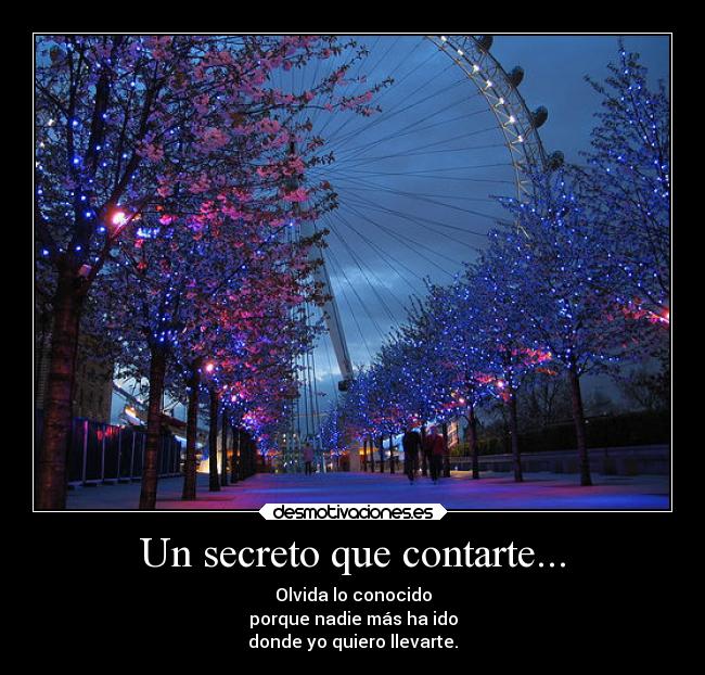 Un secreto que contarte... -