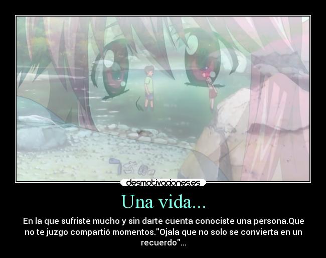 Una vida... - 