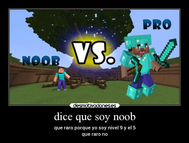 dice que soy noob - 