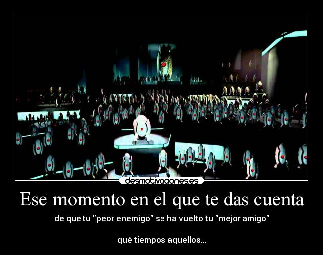 Ese momento en el que te das cuenta -