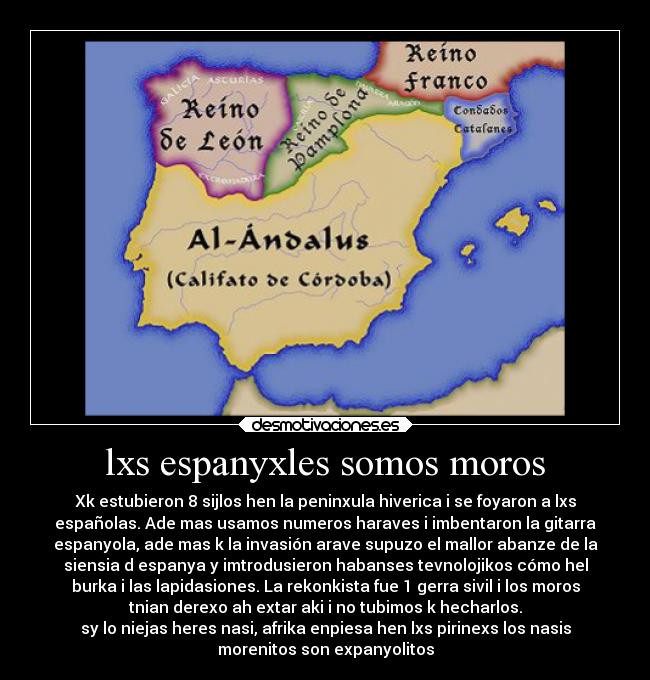 lxs espanyxles somos moros -