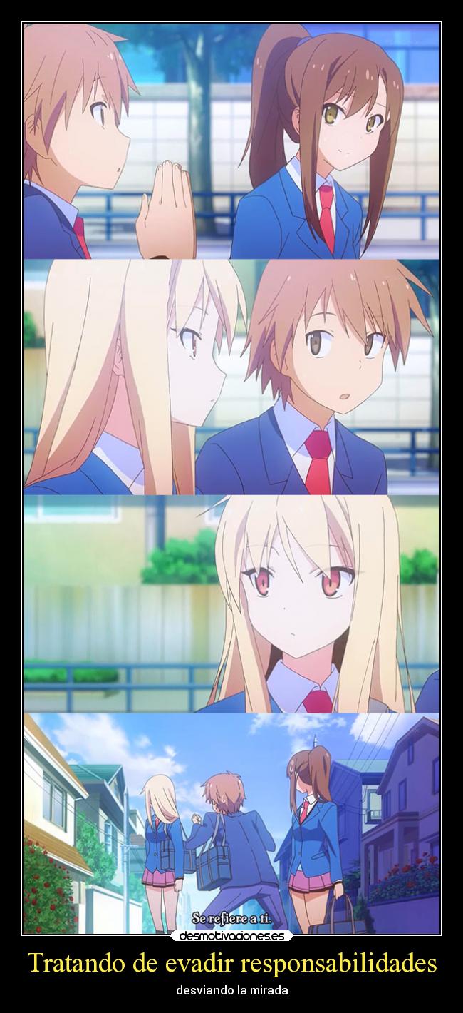 Tratando de evadir responsabilidades - desviando la mirada
