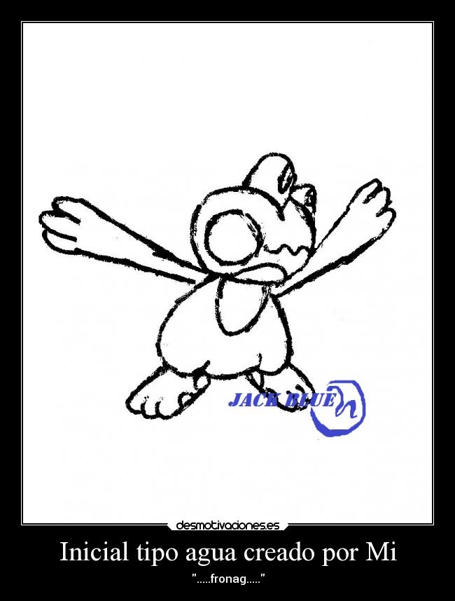 Inicial tipo agua creado por Mi - .....fronag.....