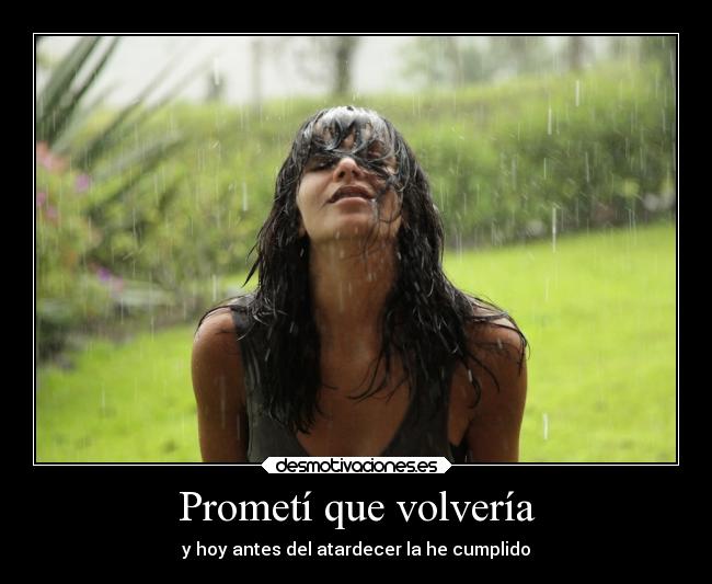 Prometí que volvería - 