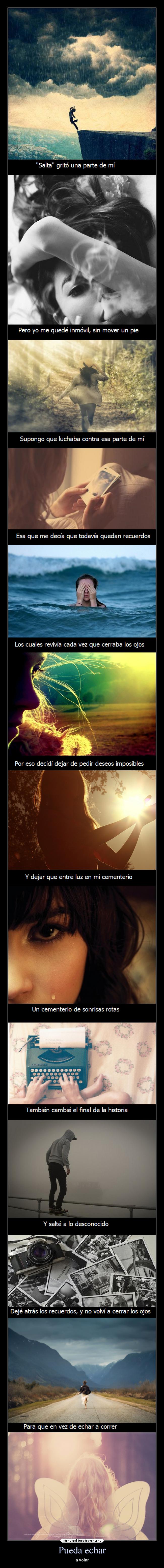 Pueda echar - a volar