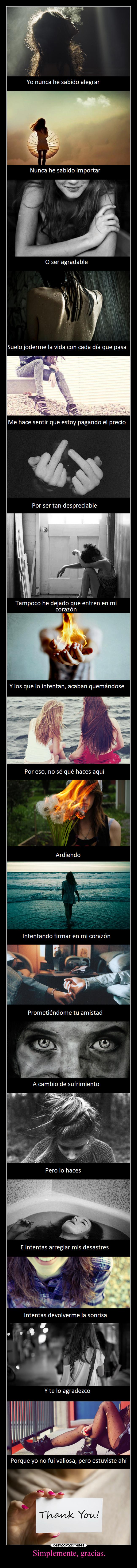 Simplemente, gracias. - 