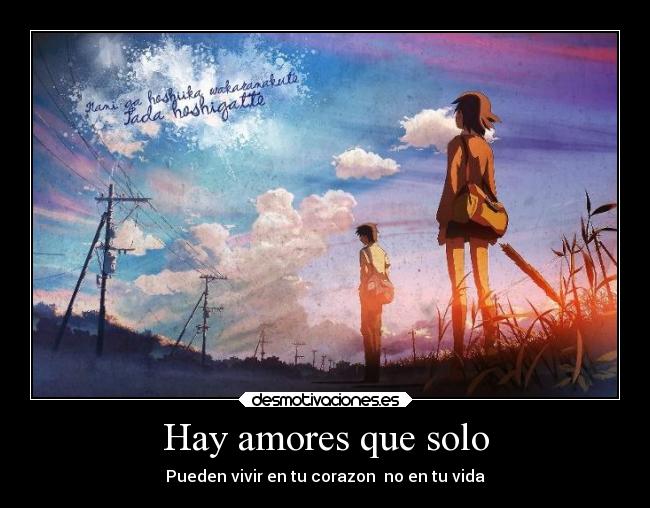 Hay amores que solo - 
