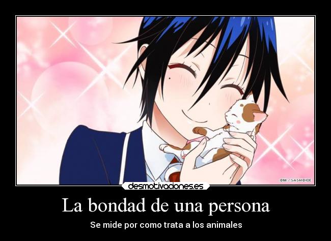 La bondad de una persona -