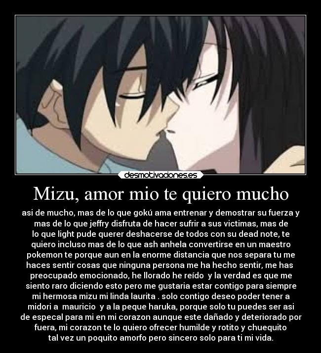 carteles amor anime desmotivaciones