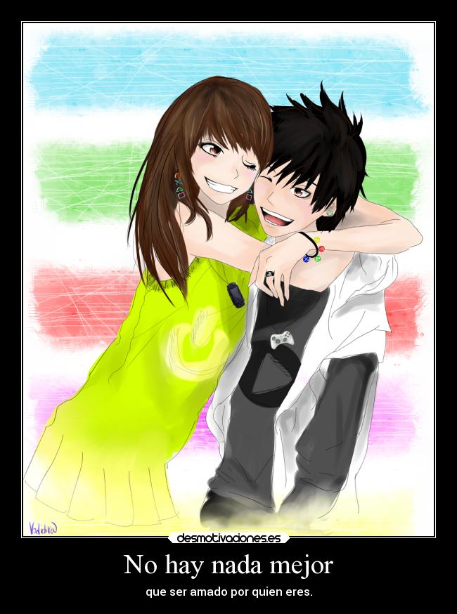 carteles amor anime desmotivaciones