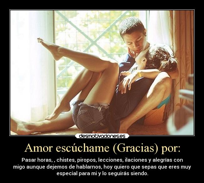 Amor escúchame (Gracias) por: - 