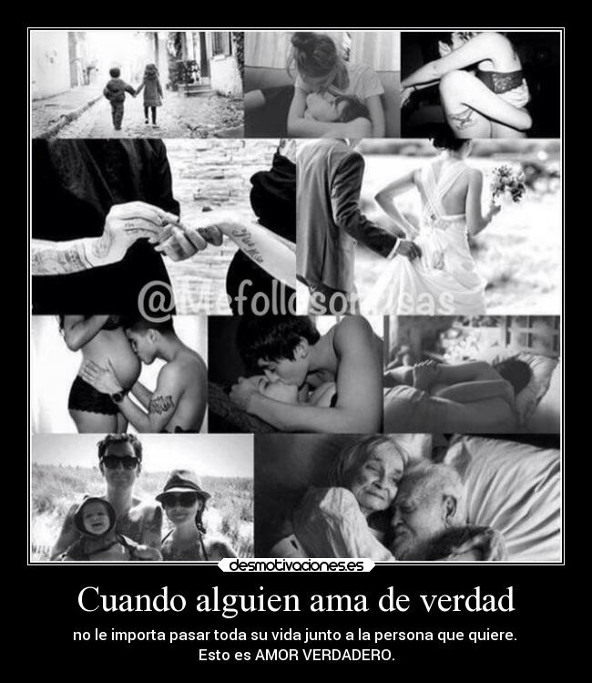 Cuando alguien ama de verdad -