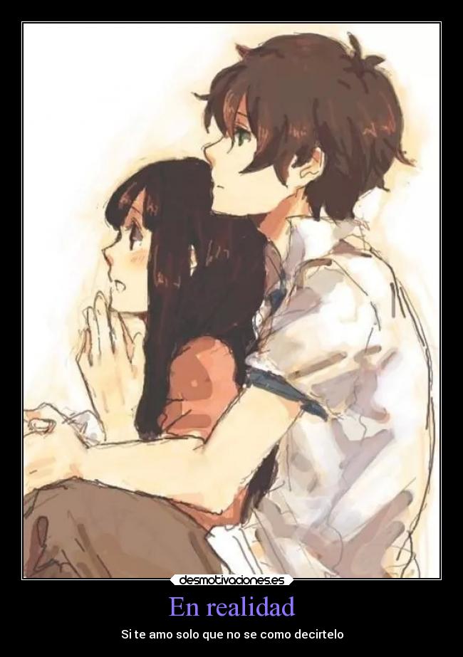 En realidad - Si te amo solo que no se como decirtelo