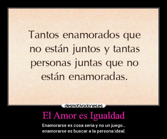 El Amor es Igualdad - 