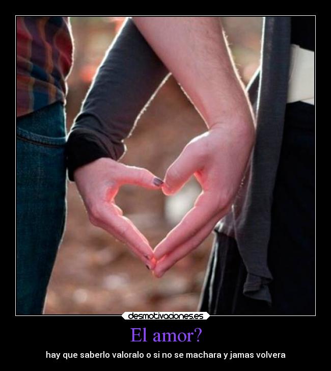 El amor? - 