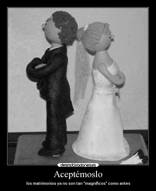 Aceptémoslo - los matrimonios ya no son tan “magníficos” como antes